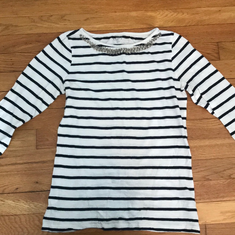 Loft Striped Long Sleeve